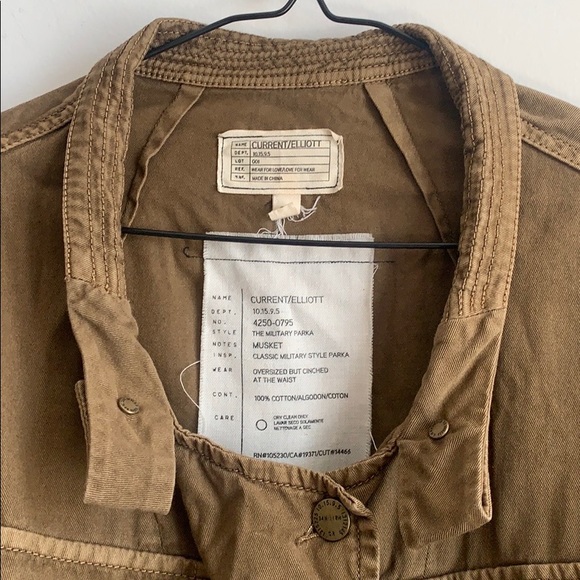 NWOT Current/Elliott military parka - Picture 3 of 8